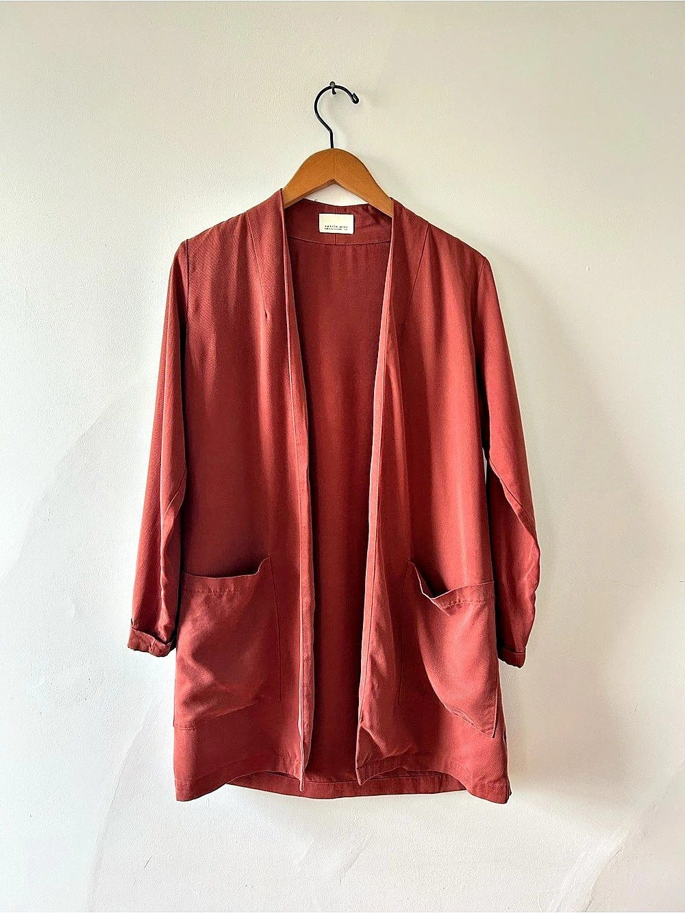 Amanda Moss Iris Blazer in Rust